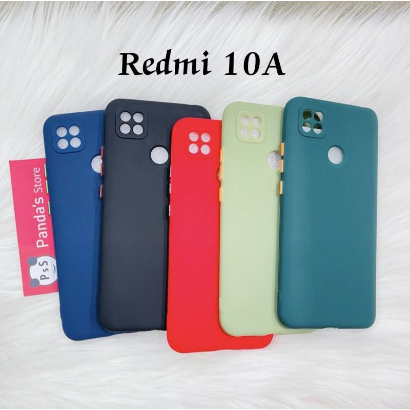 Case Redmi 10A Babycase + Pelindung Kamera, Makaron Full Color (PsS)