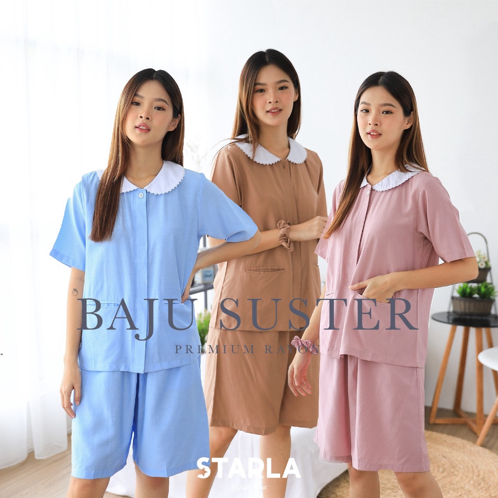 BAJU SUSTER / SERAGAM BABY SITTER / SERAGAM SUSTER / BAJU SERAGAM SUSTER / SERAGAM NANNY / STARLA STELLA