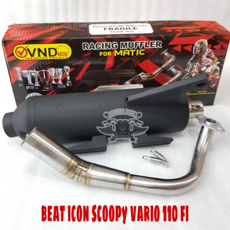 Knalpot kenalpot tsukigi beat scoopy fi mio mio j m3 genio vario110 vario125 non embos vnd racing