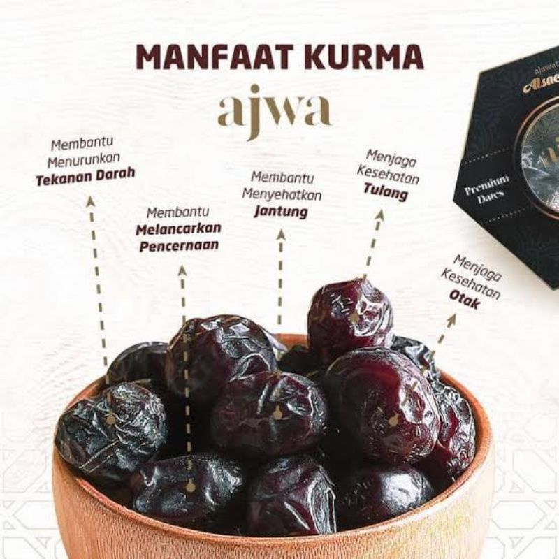 

KURMA AJWA KEMASAN 3 KG ENAK MANIS MAKANAN UNTUK MENYAMBUT BULAN PUASA RAMADHAN IDUL FITRI LEBARAN