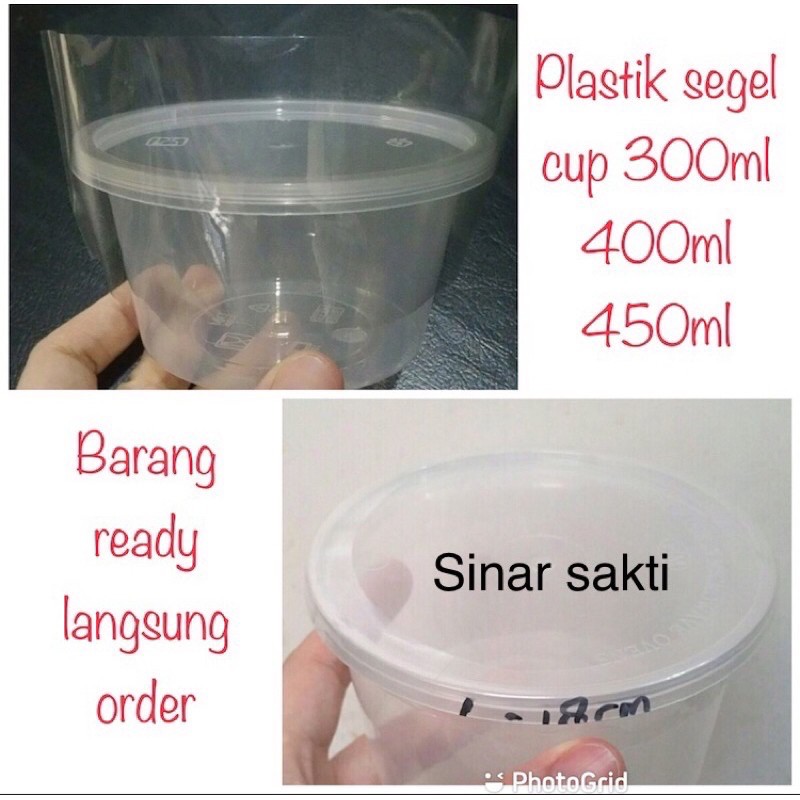 jual plastik segel cup 300ml