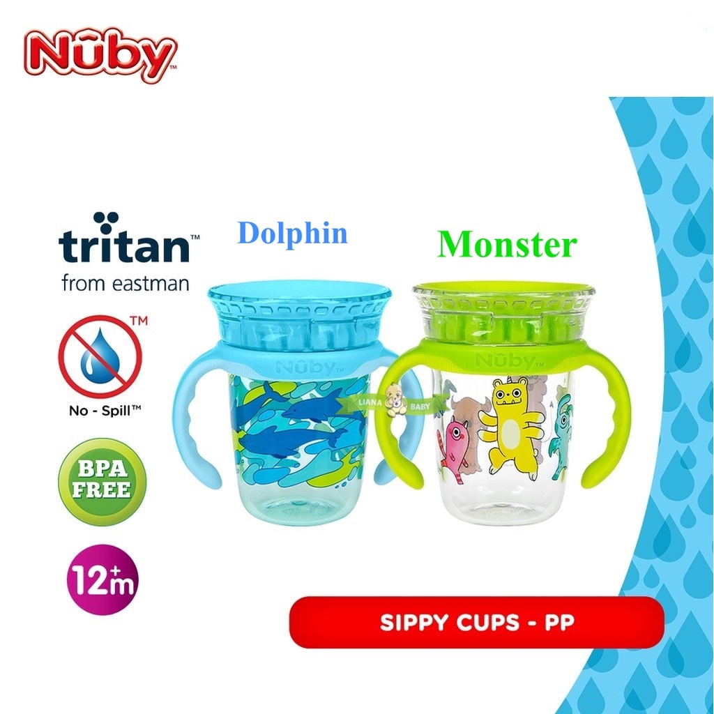 BOSU344 NUBY BOTOL TRITAN SMART CUP 360 240ML NB239