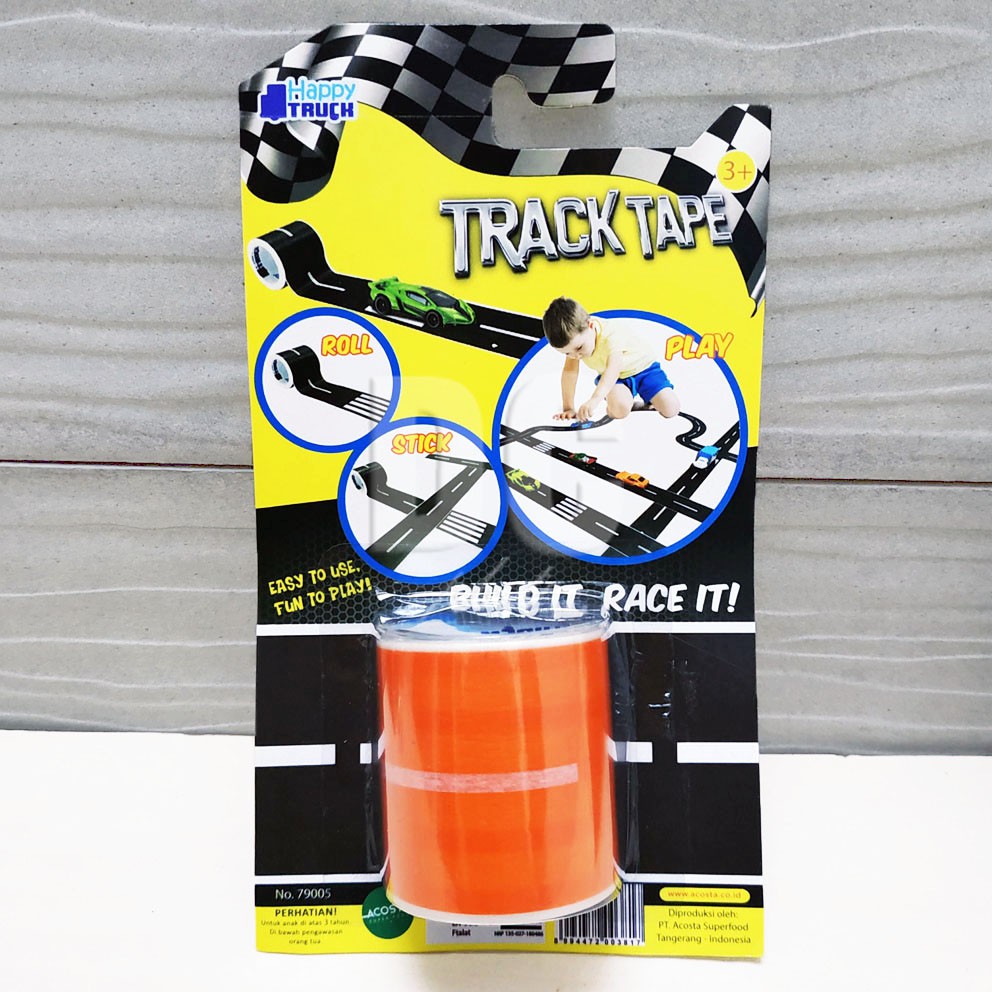 Mainan Anak Hot Wheels Track Tape | Selotip Bergambar Arena Lintasan Mobil Hotwheels