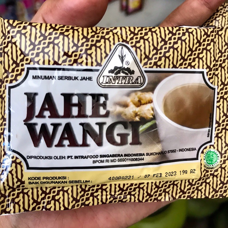 

intra jahe wangi sashet / jahe wangi murah solo