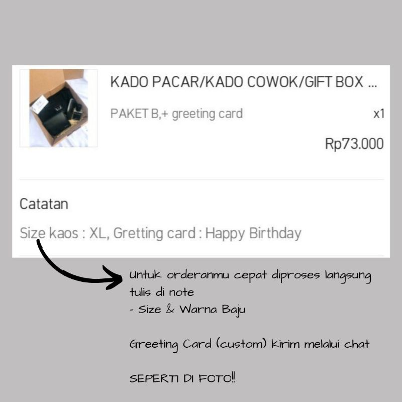 [KAOS POLOS] KADO UNTUK COWOK/ KADO PACAR/KADO COWOK/GIFT BOX COWOK/HAMPERS COWOK/HADIAH ULANG TAHUN COWOK