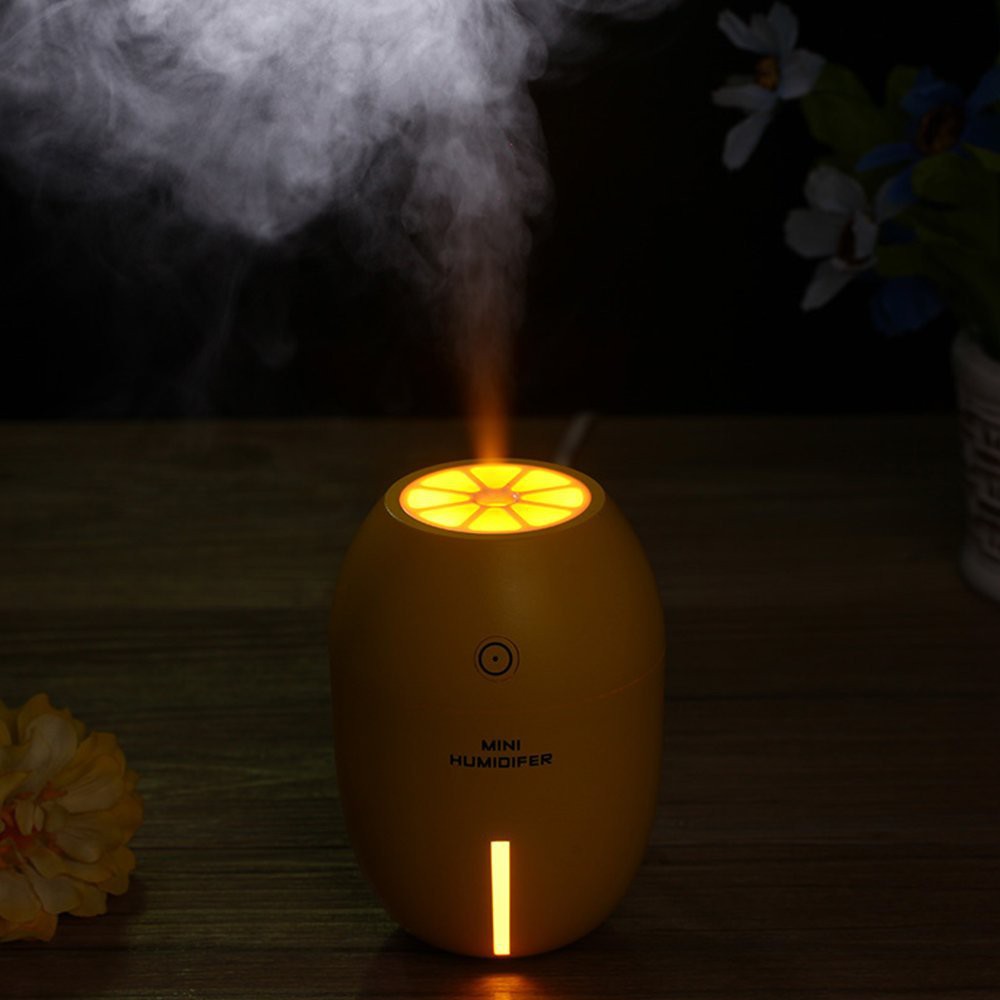 Lemon Humidifier USB LED Night Light Air Purifier