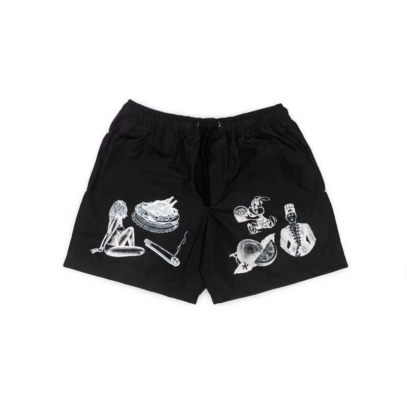 Kamengski - Grafis Nusantara Black Short Pants