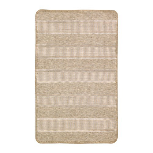 WM IK1581 KLEJS Karpet dekorasi anyaman datar nature jute katun 80x50cm