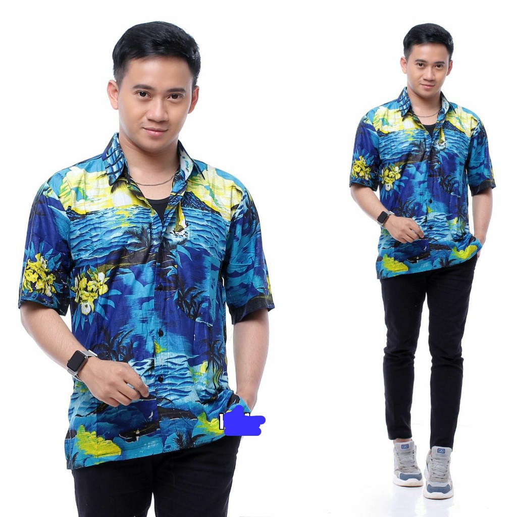 Kemeja Pantai / Kemeja Bali / Kemeja Santai Batik Varo