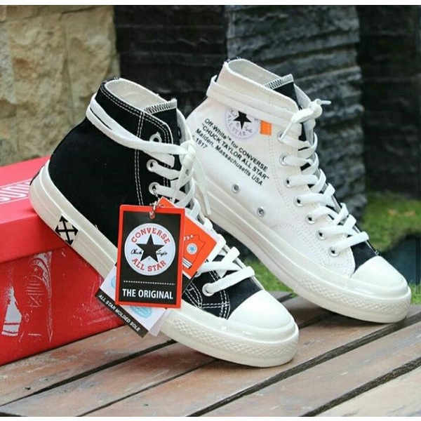 all star off white black