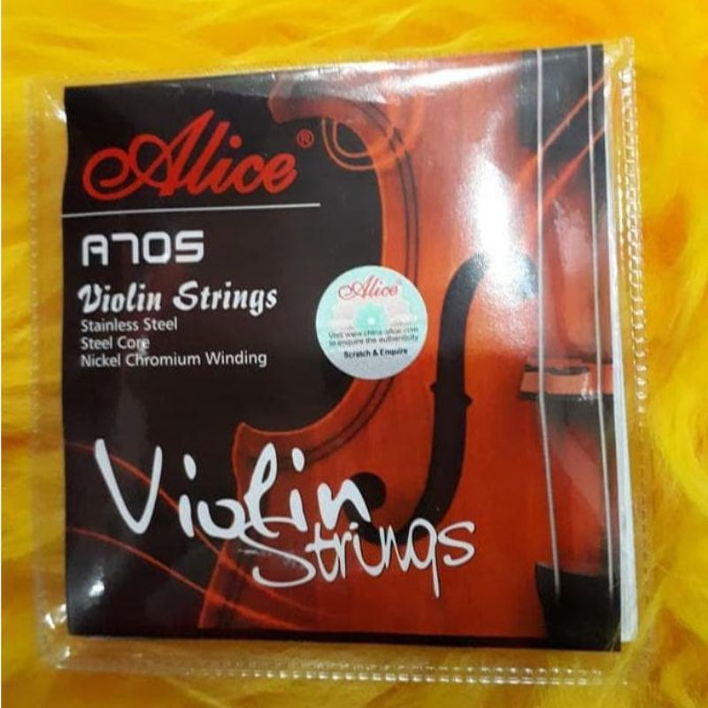 Original Senar Biola Alice A705 Violin Strings Set