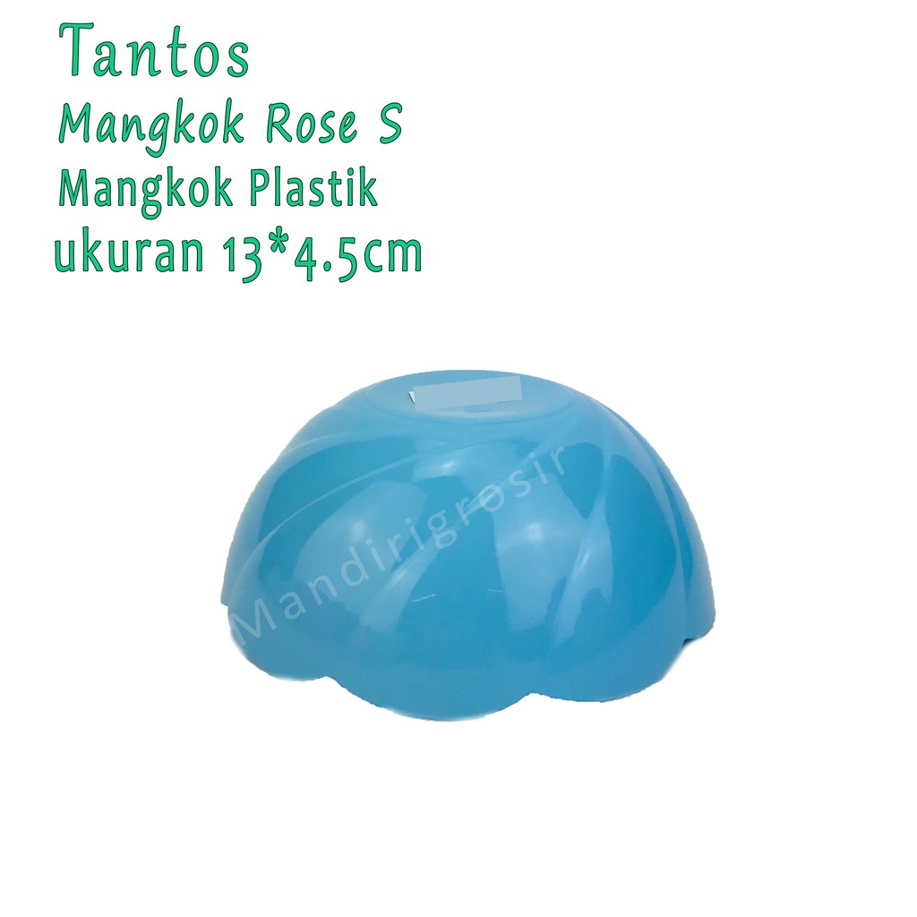 Mangkok bentuk bunga * Mangkok Rose S * Biru *5154