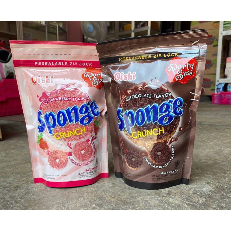 

oishi sponge crunch