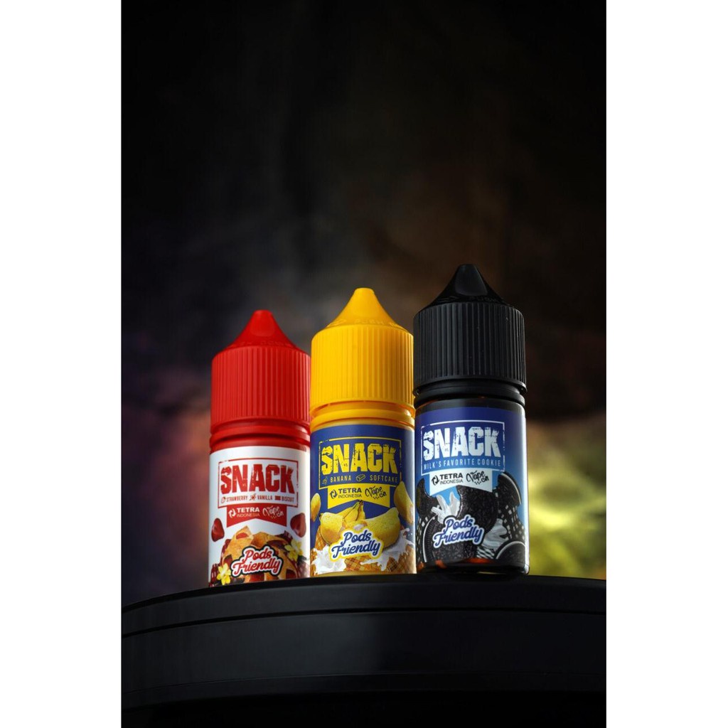 SNACK PODS FRIENDLY SERIES SALT NIC LIQUID 30ML 12MG SERIES AUTHENTIC