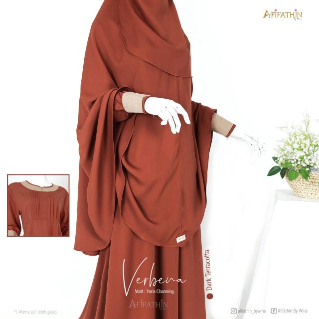 VERBENA ( DARK TERRACOTA ) BY AFIFATHIN