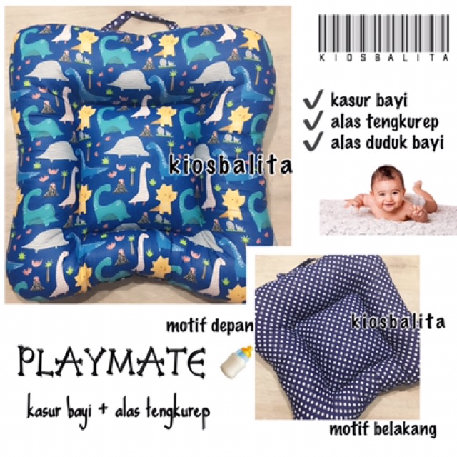 NEW!! PLAYMATE BABY ALAS TENGKUREP BAYI / ALAS DUDUK BAYI / KASUR BAYI