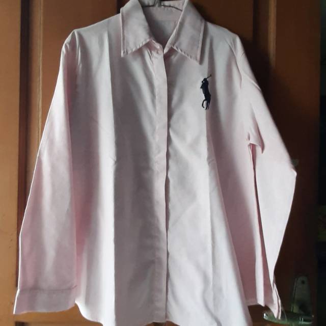 KEMEJA WANITA BABY PINK