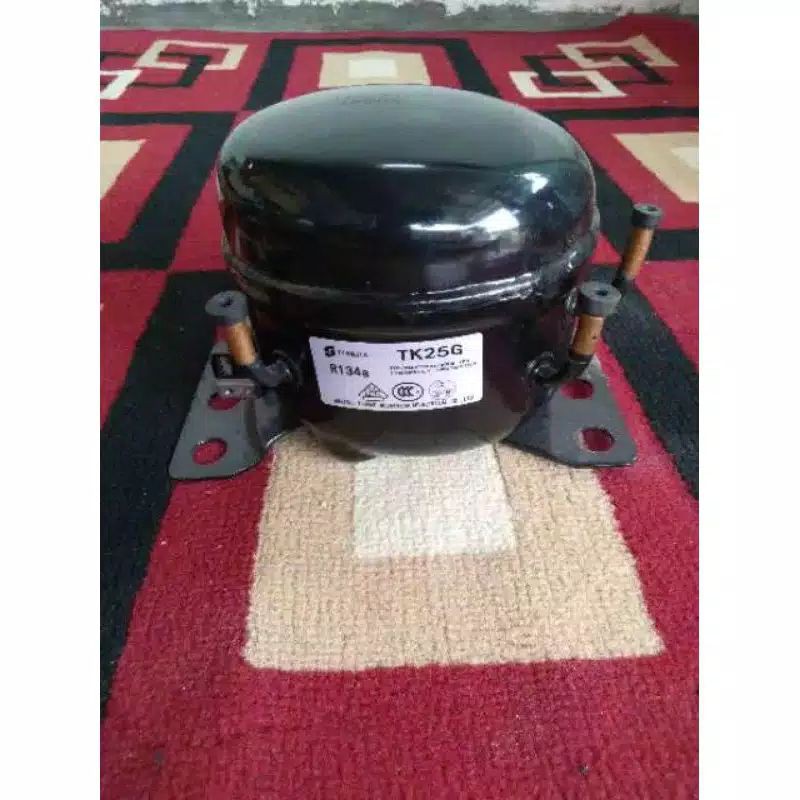 kompresor dispenser ukuran 1/10pk kompresor kulkas 1pintu original  sanken polytron