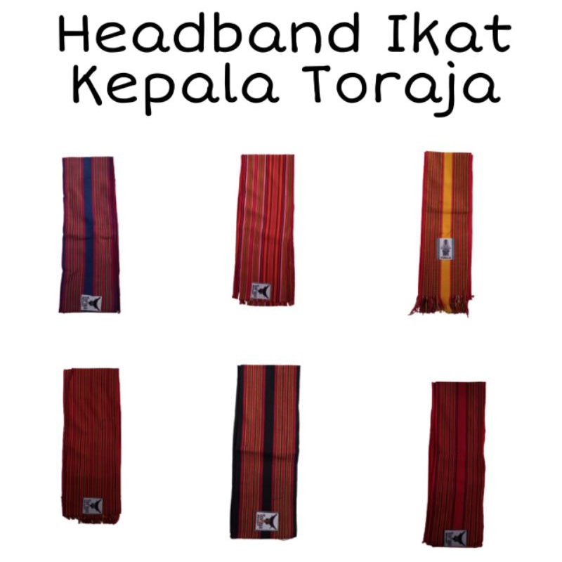 Headband Ethnic - Ikat kepala toraja kain tenun