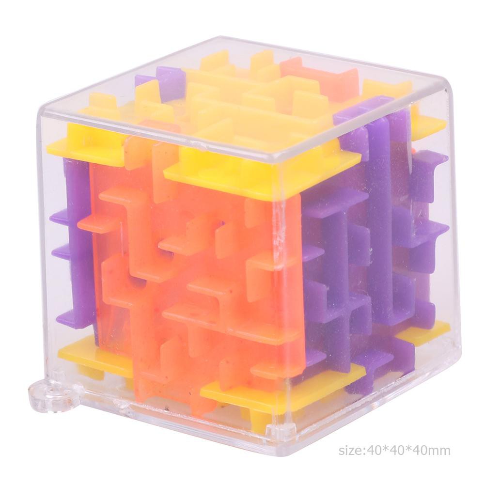 3D Maze Magic Cube Toy Labyrinth Rolling Puzzle Game Kid Educational Toys