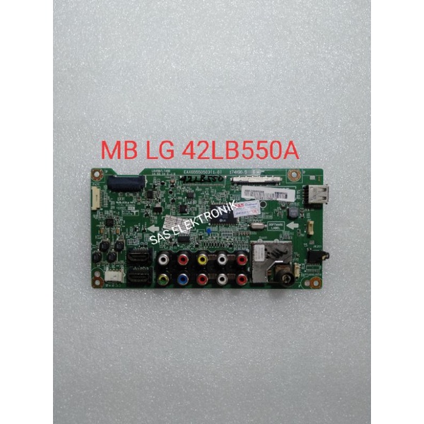 MB MOTHERBOARD MAINBOARD MESIN TV LED LG 42 INCH 42LB550A 42LB550 A 42LB 550A