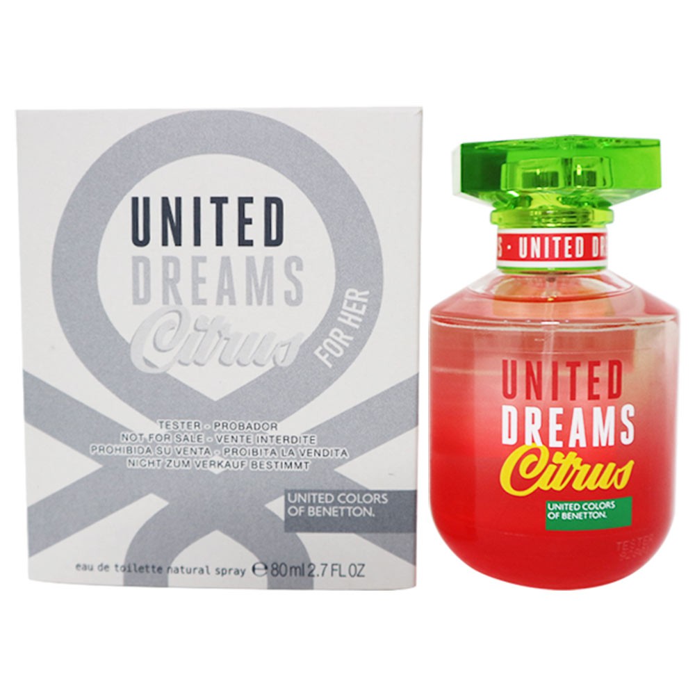 Jual Benetton Parfum Original United Dreams Citrus For Her 80 Ml Indonesia|Shopee Indonesia