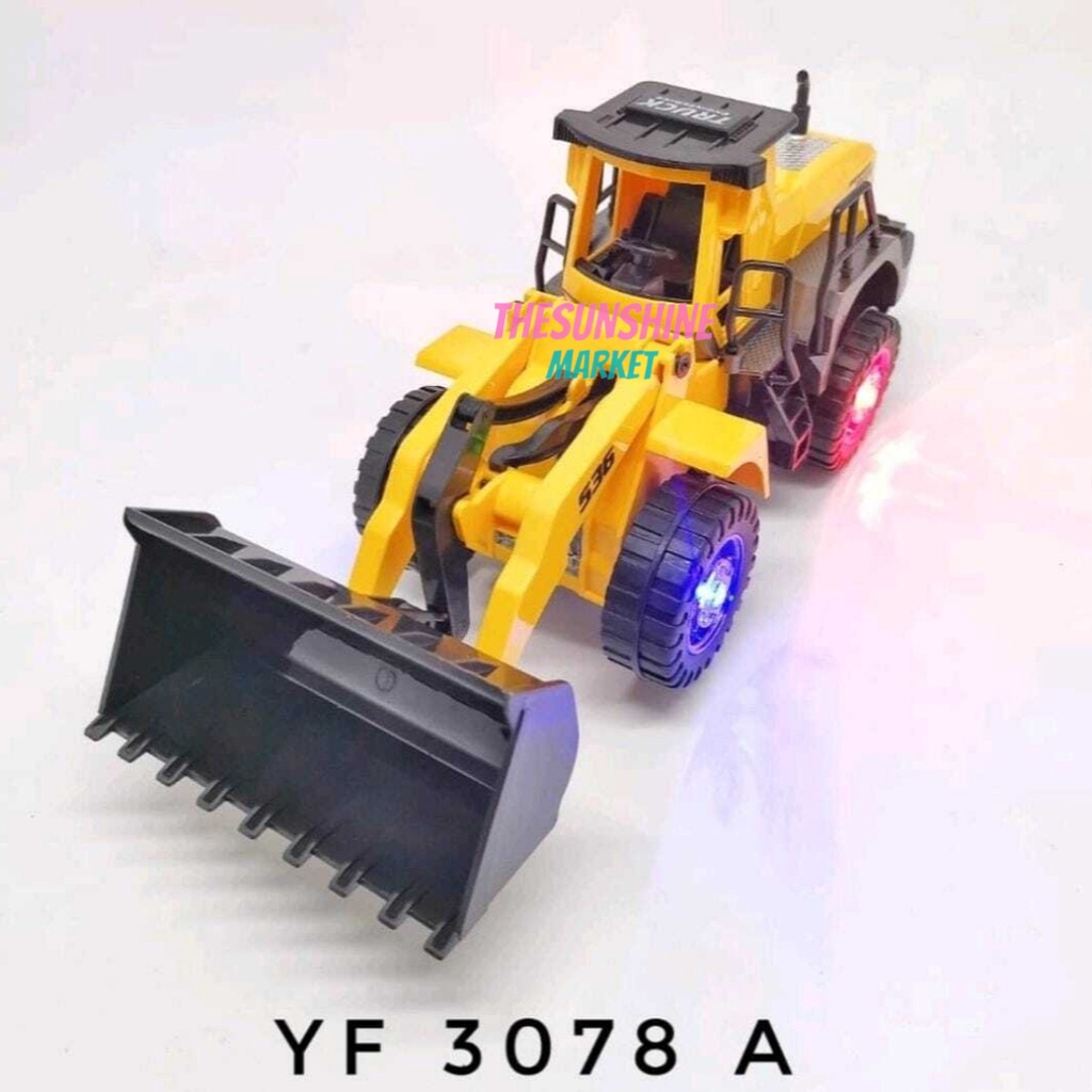 Mainan Anak Mobil Truck Beko Buldozer Konstruksi Besar YF3078