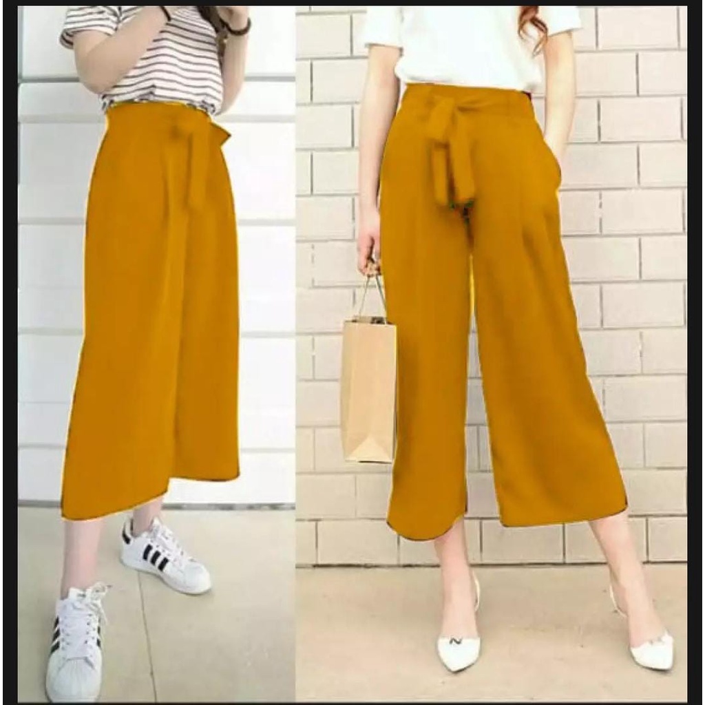 BDG_STYLE CELANA LEONY PANTS/CELANA KULOT WANITA/CELANA SANTAI//CELANA TERBARU (COD)