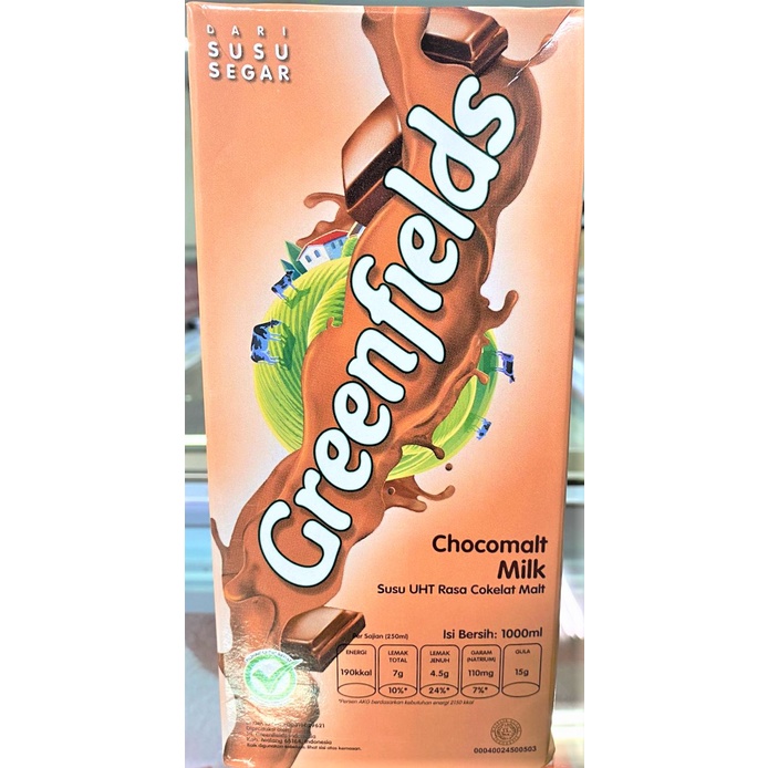 

Green Fields Susu UHT Chocomalt 1 Liter