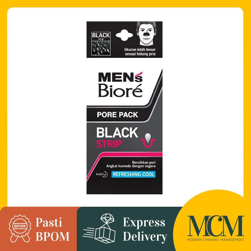 Pengangkat Komedo Men's Biore Pore Pack Black - 4 pcs