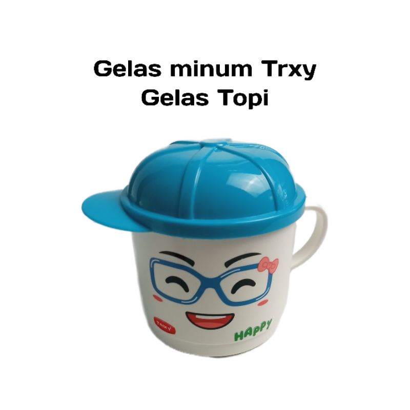Mug Topi  gelas anak souvenir ulang Tahun Anak