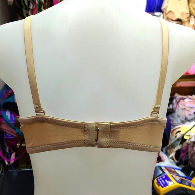 Bh Bra Sorex 34153 Seamless (Cup Sedang) 1/2 Cup KATUN- SETENGAH CUP  | Bra Busa Tipis Pakai Kawat - BH ROBOT KATUN - SIZE 34 36 38 - ARA98STORE