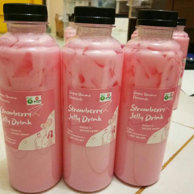 Milky Jelly drink 250/ Minuman Jelly aneka rasa/ Milo / Oreo / Minuman botol