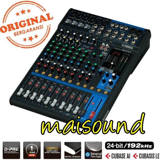 Mixer Audio Yamaha Mg 12 Xu Original Yamaha Mg12Xu Mg 12Xu 12 Channel Termurah