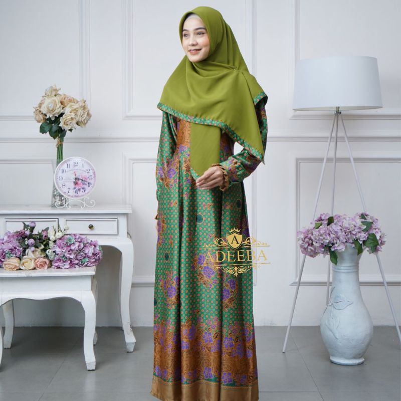 GAMIS BATIK MUSLIMAT NU SERAGAM BATIK NU