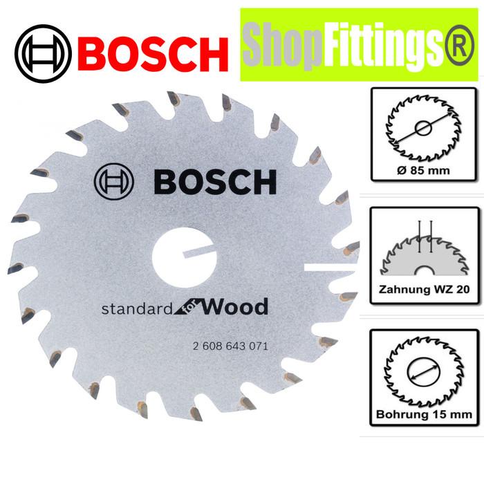 Saw Bosch Mata Potong Circular Saw Blade Optiline 85Mm 4" Wood 2608643071