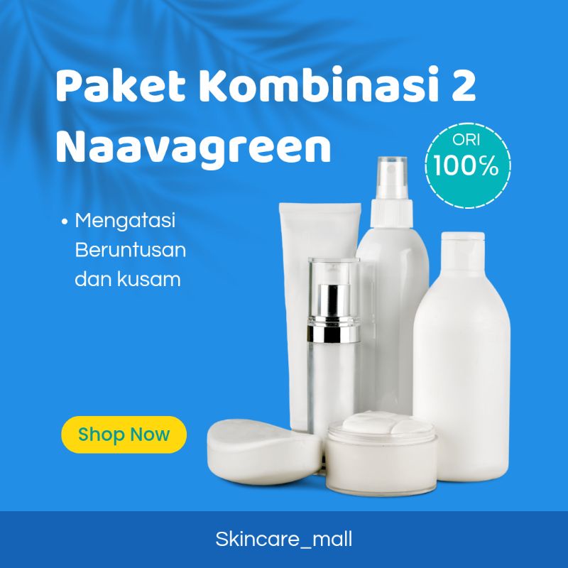 Naavagreen Paket Kombinasi 2 for Brightening Beruntusan Bekas Jerawat