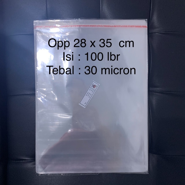 

Plastik opp lem tebal 03 28x35 28 x 35 seal 100 lembar pcs kaca 30 micron undangan bening murah