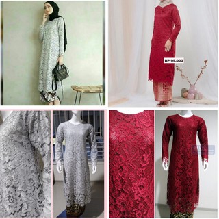  DIJAMIN REALPICT  SET SAFITRI KEBAYA PREMIUM ROK  BATIK 