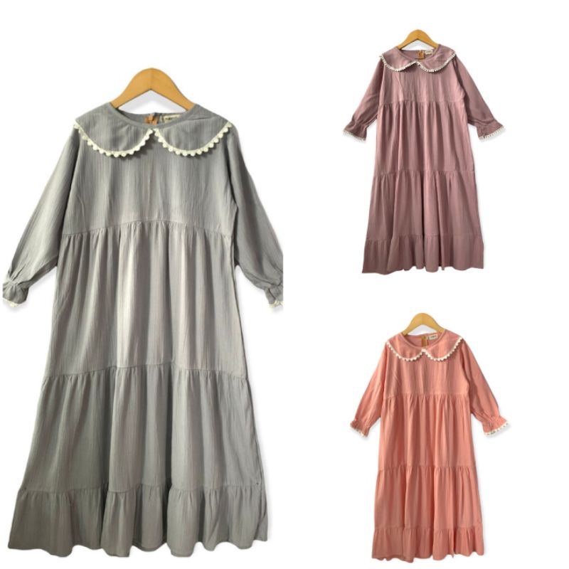 Gamis Aisha Gamis Anak Neeca Kiddos Pilihan Warna