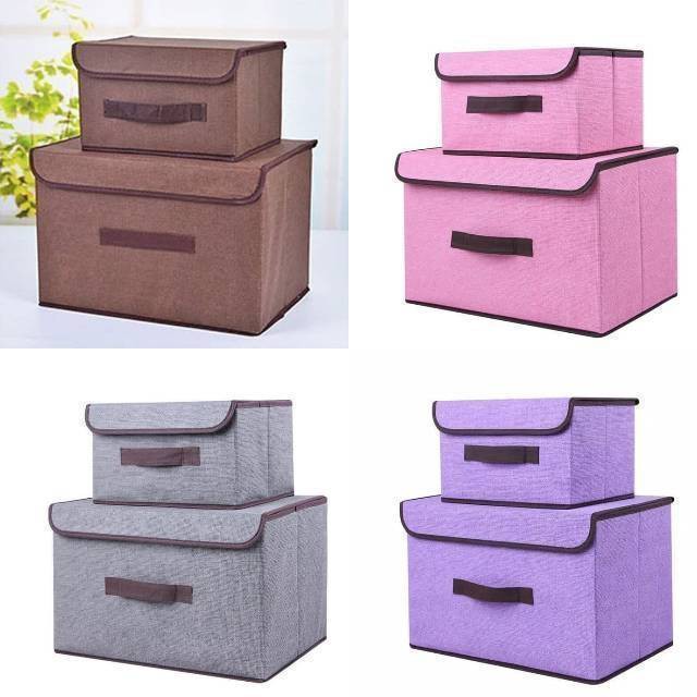 Multifunction Box Storage box Tempat Penyimpanan Kotak 2 in 1- missbejo grosir