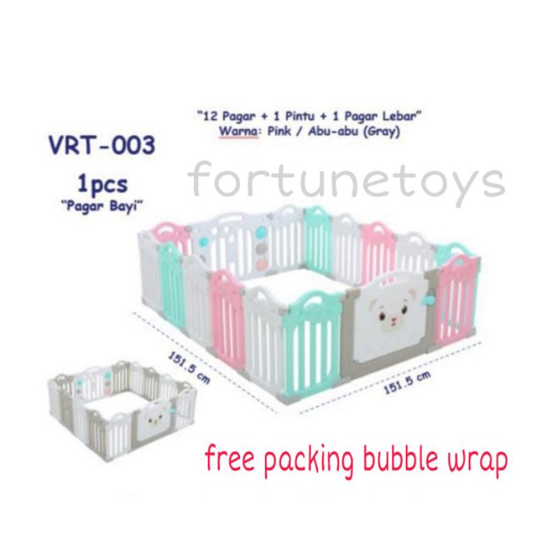 Baby Fence Pagar Bay Pagar Playground (12+2) Vrt-003