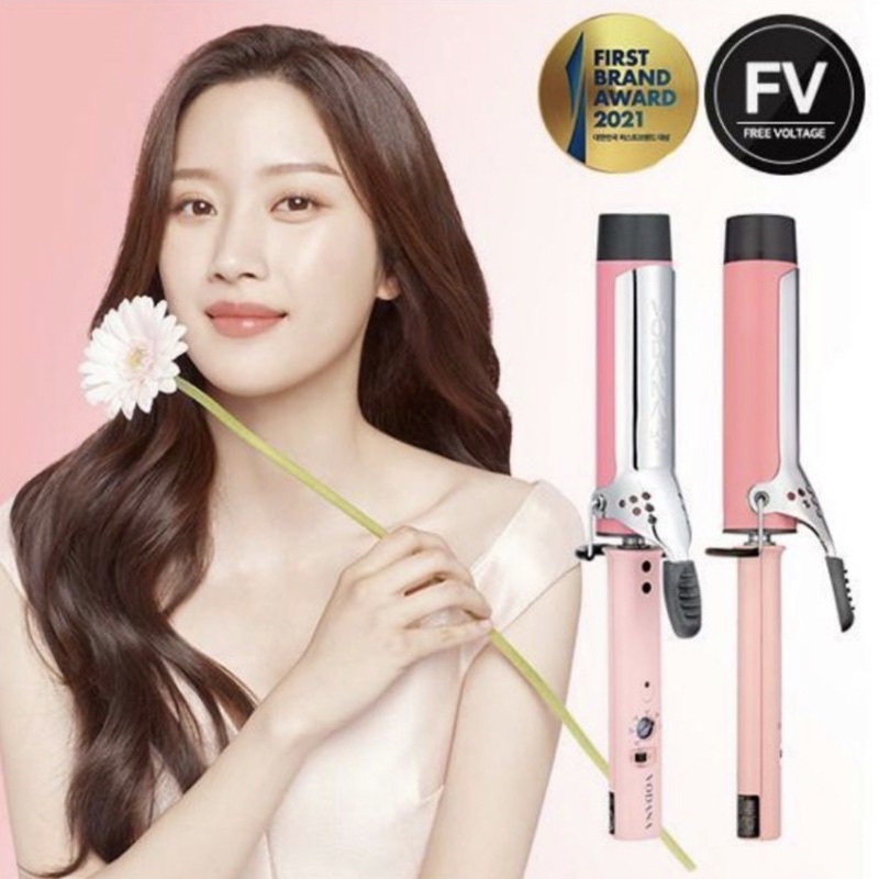 Vodana Glam Wave Curling Iron 36 mm Pink | Catokan Rambut