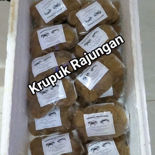 

krupuk rajungan mentah