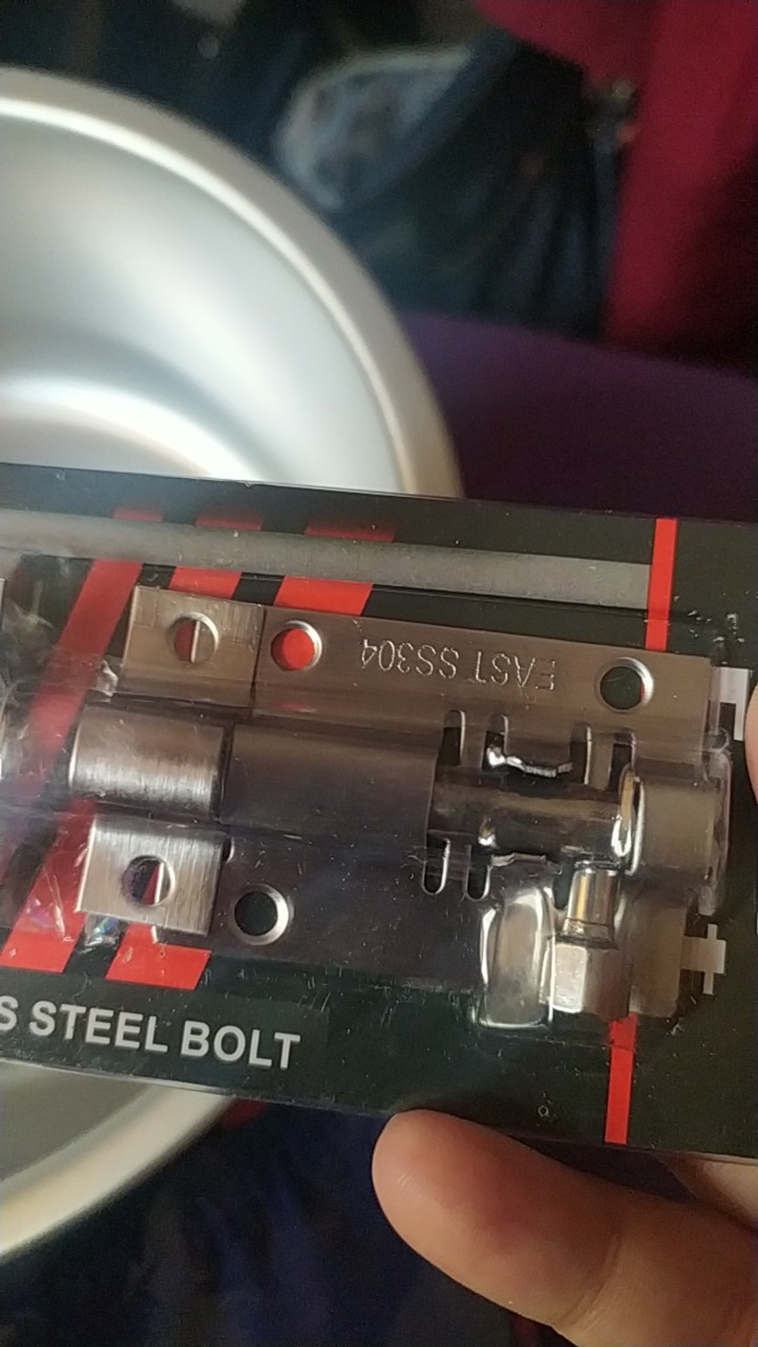 Selot Pintu Jendela / Grendel Fawi Silver 2 Inch / 2