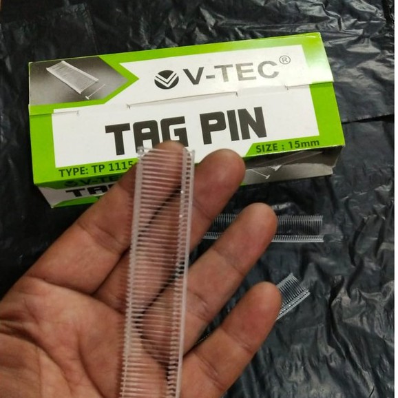 

Refil Tag gun baju / isi ulang Tembakan label baju v-tec ukuran 15 mm (5.000 pcs) 092024
