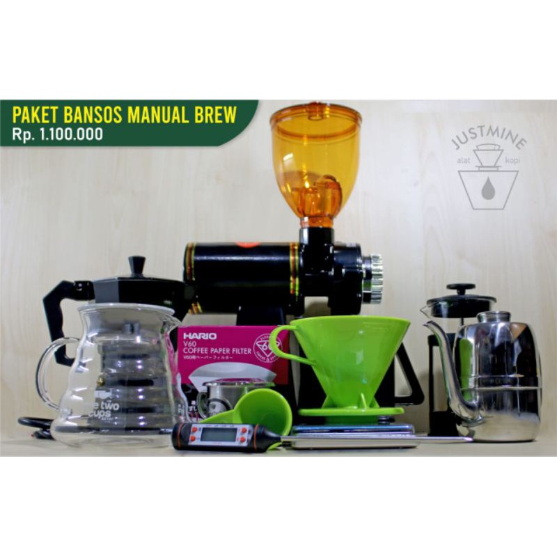 Paket Hemat Usaha Angkringan, Alat Seduh Kopi Manualbrew Coffee Maker