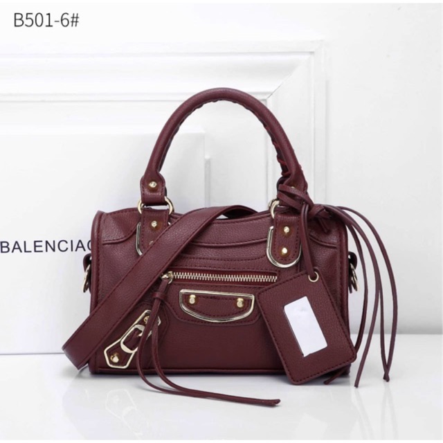 Ready Balenciaga City Metalic Edge Mini