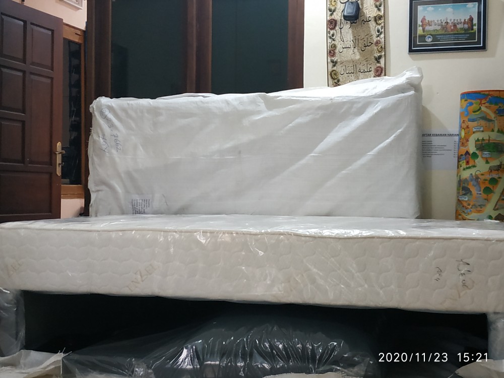 Kasur Set  Ranjang Sorong Latex Enzel Sweet 2in1 Uk.90x200cm - 120x200