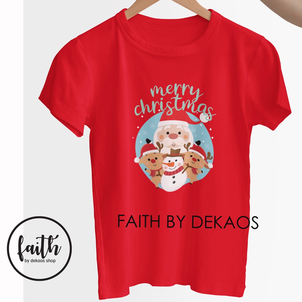 BAJU NATAL ANAK / KAOS NATAL ANAK / BAJU NATAL / KAOS NATAL KELUARGA / KAOS SANTA / KAOS MERRY CHRIS